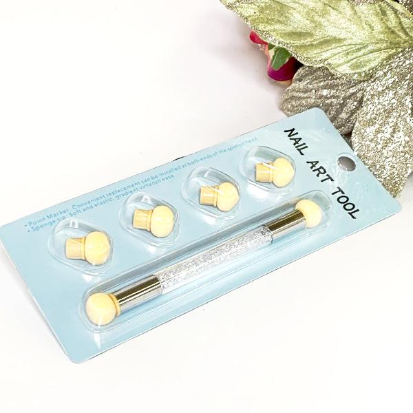 [CLEARANCE - NO REFUND/NO RETURN] Nail Art Tool - Dual Side Ombre Gel Sponge - Set 6 Heads